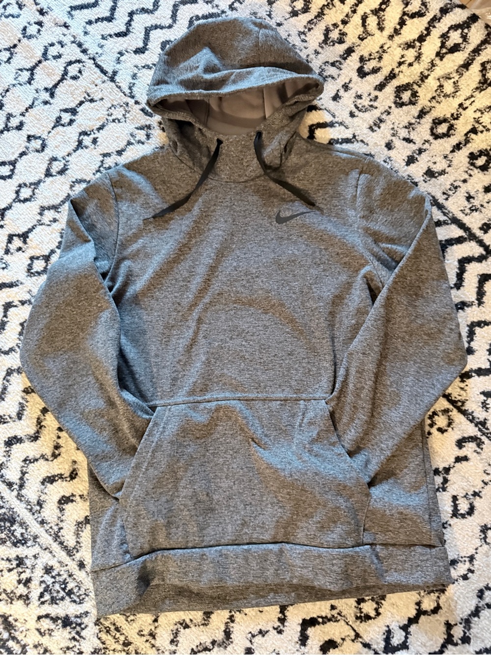 Nike Heather Gray Dri-FIT Pullover Hoodie